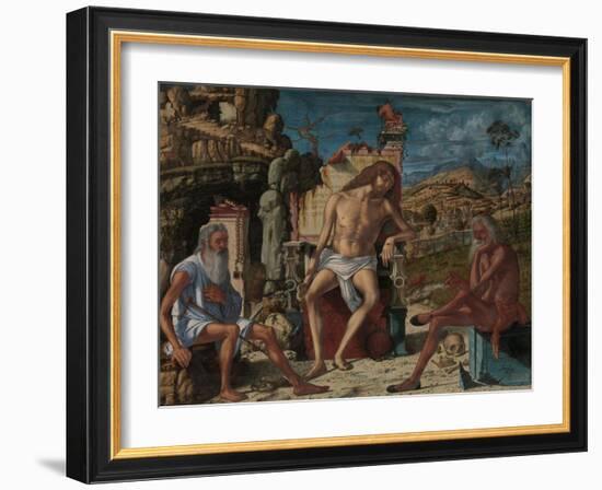 The Meditation on the Passion, c.1490-Vittore Carpaccio-Framed Giclee Print