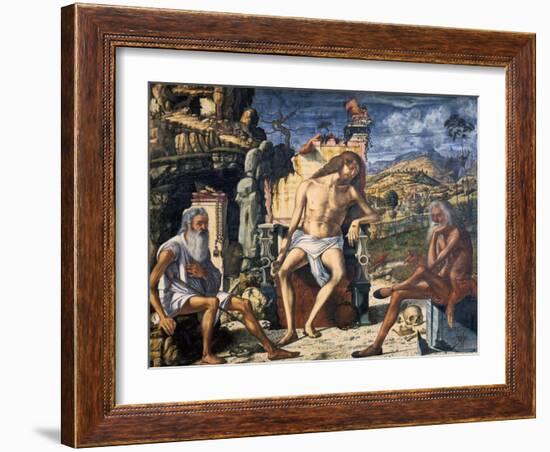 The Meditation on the Passion, C1510-Vittore Carpaccio-Framed Giclee Print