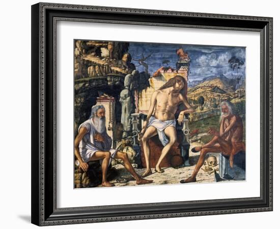 The Meditation on the Passion, C1510-Vittore Carpaccio-Framed Giclee Print