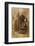 The Medium Stainton Moses, with Mrs Speer and an Unidentified Spirit Figure-null-Framed Photographic Print