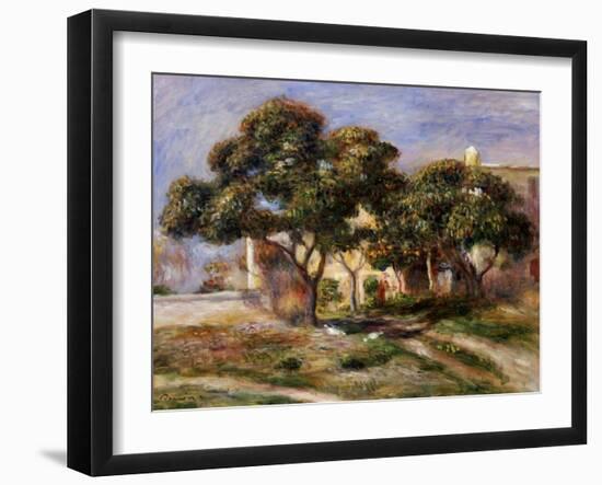 The Medlar Trees (Les Nefliers)-Pierre-Auguste Renoir-Framed Giclee Print