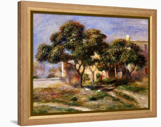 The Medlar Trees-Pierre-Auguste Renoir-Framed Premier Image Canvas