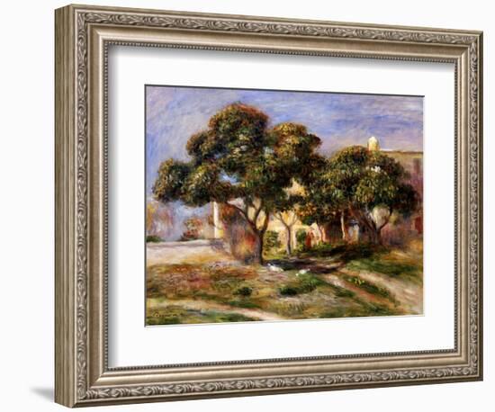 The Medlar Trees-Pierre-Auguste Renoir-Framed Giclee Print