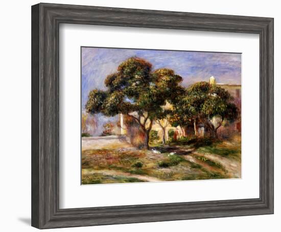 The Medlar Trees-Pierre-Auguste Renoir-Framed Giclee Print