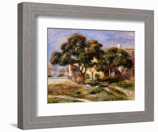 The Medlar Trees-Pierre-Auguste Renoir-Framed Giclee Print