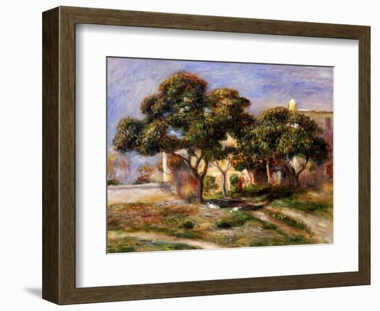 The Medlar Trees-Pierre-Auguste Renoir-Framed Giclee Print