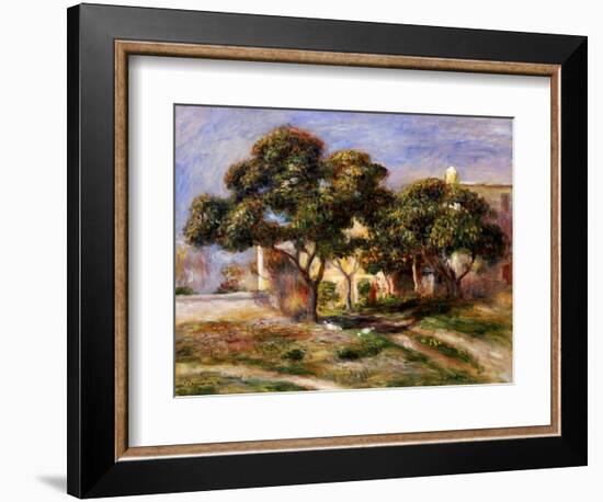 The Medlar Trees-Pierre-Auguste Renoir-Framed Giclee Print