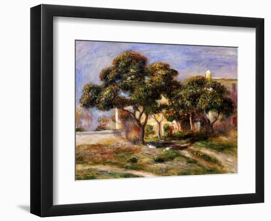 The Medlar Trees-Pierre-Auguste Renoir-Framed Giclee Print