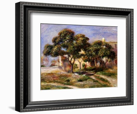 The Medlar Trees-Pierre-Auguste Renoir-Framed Giclee Print