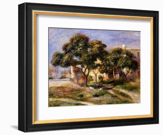 The Medlar Trees-Pierre-Auguste Renoir-Framed Giclee Print