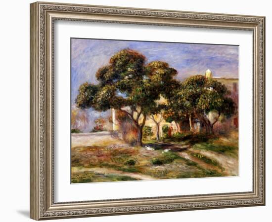 The Medlar Trees-Pierre-Auguste Renoir-Framed Giclee Print