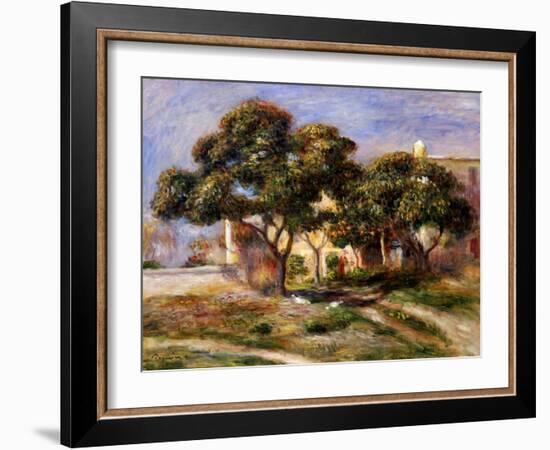 The Medlar Trees-Pierre-Auguste Renoir-Framed Giclee Print