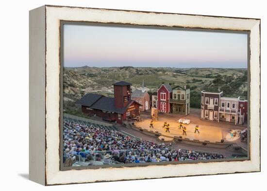 The Medora Musical Theatre in Medora, North Dakota, USA-Chuck Haney-Framed Premier Image Canvas