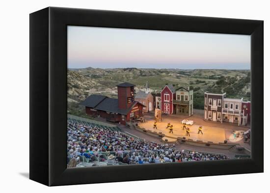 The Medora Musical Theatre in Medora, North Dakota, USA-Chuck Haney-Framed Premier Image Canvas