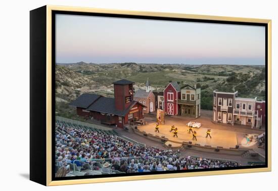 The Medora Musical Theatre in Medora, North Dakota, USA-Chuck Haney-Framed Premier Image Canvas