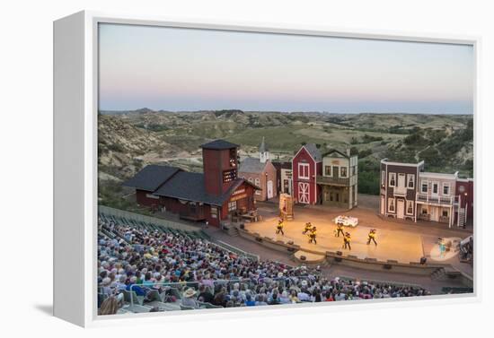 The Medora Musical Theatre in Medora, North Dakota, USA-Chuck Haney-Framed Premier Image Canvas