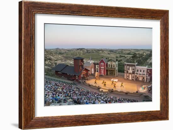 The Medora Musical Theatre in Medora, North Dakota, USA-Chuck Haney-Framed Photographic Print