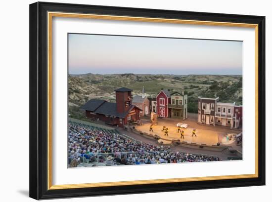 The Medora Musical Theatre in Medora, North Dakota, USA-Chuck Haney-Framed Photographic Print