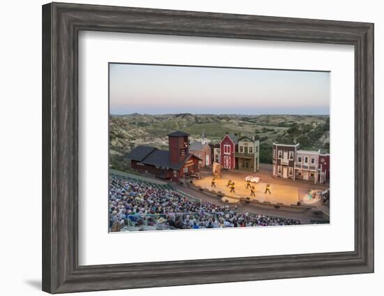 The Medora Musical Theatre in Medora, North Dakota, USA-Chuck Haney-Framed Photographic Print