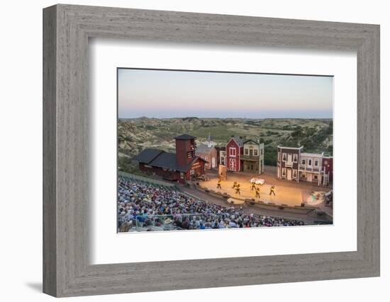 The Medora Musical Theatre in Medora, North Dakota, USA-Chuck Haney-Framed Photographic Print