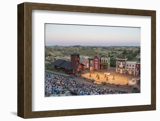 The Medora Musical Theatre in Medora, North Dakota, USA-Chuck Haney-Framed Photographic Print