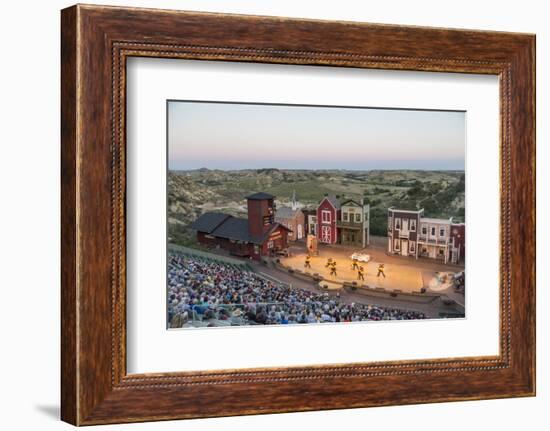 The Medora Musical Theatre in Medora, North Dakota, USA-Chuck Haney-Framed Photographic Print