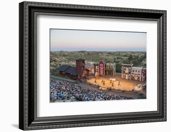 The Medora Musical Theatre in Medora, North Dakota, USA-Chuck Haney-Framed Photographic Print