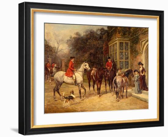 The Meet, 1907-Heywood Hardy-Framed Giclee Print