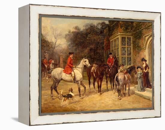 The Meet, 1907-Heywood Hardy-Framed Premier Image Canvas