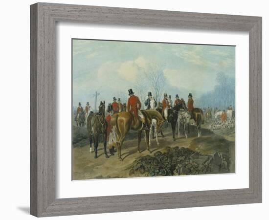 The Meet, Engraved by Huffman and Mackrill-John Frederick Herring I-Framed Giclee Print