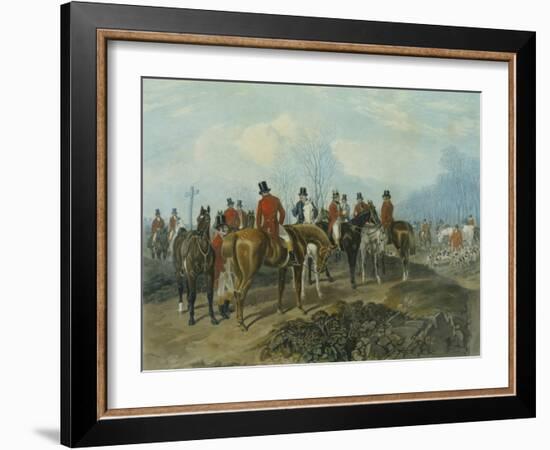 The Meet, Engraved by Huffman and Mackrill-John Frederick Herring I-Framed Giclee Print