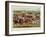 The Meet', Plate I from 'Fox Hunting', 1838 (Hand-Coloured Aquatint)-Charles Hunt-Framed Giclee Print