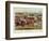 The Meet', Plate I from 'Fox Hunting', 1838 (Hand-Coloured Aquatint)-Charles Hunt-Framed Giclee Print