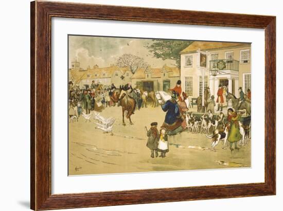 The Meet-Albert Ludovici-Framed Premium Giclee Print