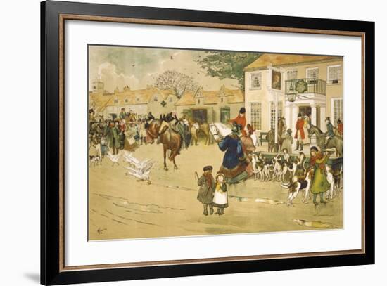 The Meet-Albert Ludovici-Framed Premium Giclee Print