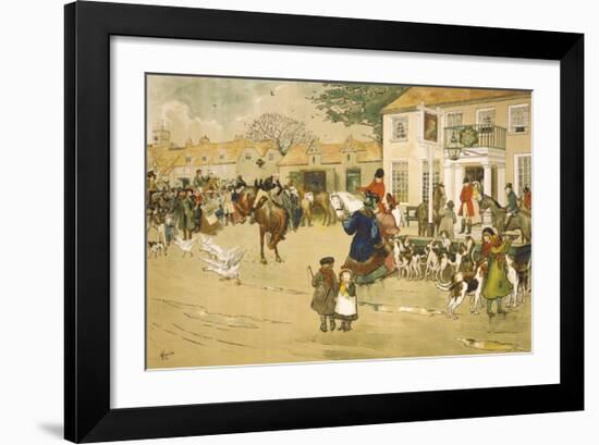 The Meet-Albert Ludovici-Framed Premium Giclee Print