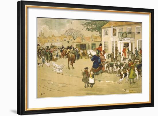 The Meet-Albert Ludovici-Framed Premium Giclee Print