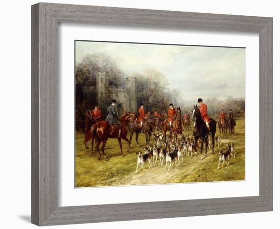 The Meet-Heywood Hardy-Framed Giclee Print