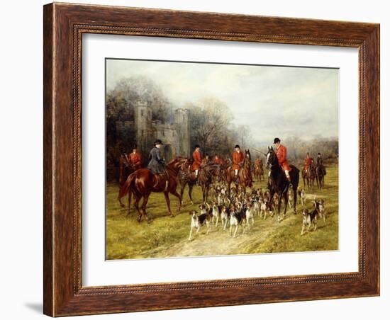 The Meet-Heywood Hardy-Framed Giclee Print