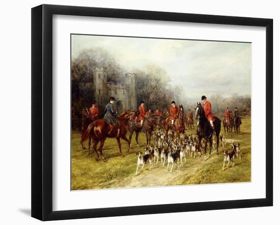 The Meet-Heywood Hardy-Framed Giclee Print