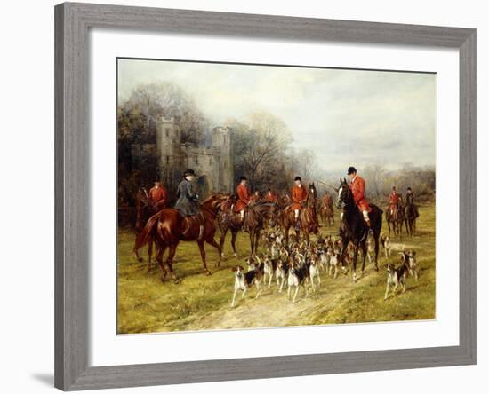 The Meet-Heywood Hardy-Framed Giclee Print