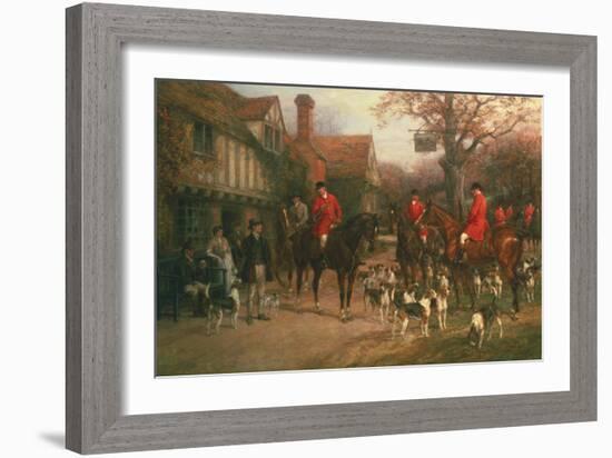 The Meet-Heywood Hardy-Framed Art Print