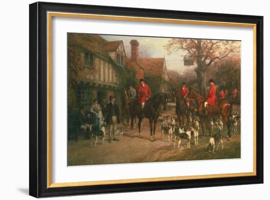 The Meet-Heywood Hardy-Framed Art Print