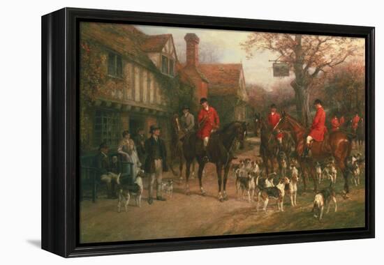 The Meet-Heywood Hardy-Framed Stretched Canvas