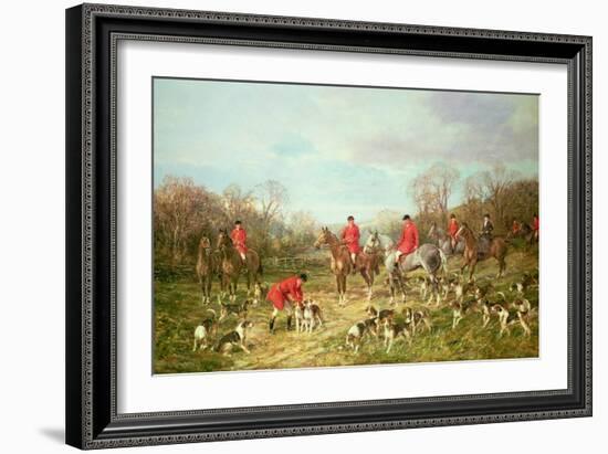 The Meet-Heywood Hardy-Framed Giclee Print