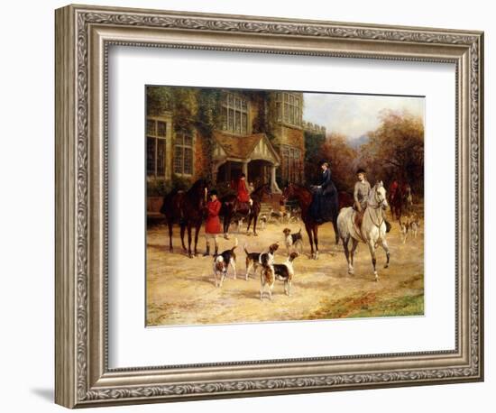 The Meet-Heywood Hardy-Framed Giclee Print