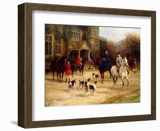 The Meet-Heywood Hardy-Framed Giclee Print