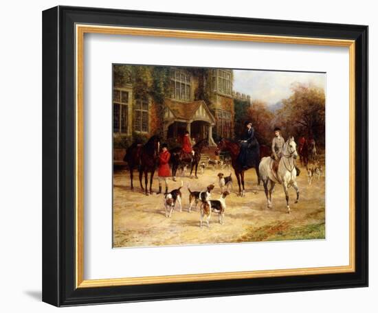 The Meet-Heywood Hardy-Framed Giclee Print