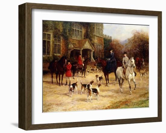 The Meet-Heywood Hardy-Framed Giclee Print