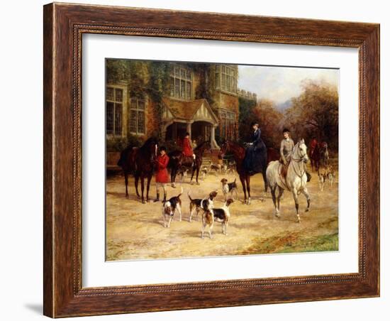 The Meet-Heywood Hardy-Framed Giclee Print